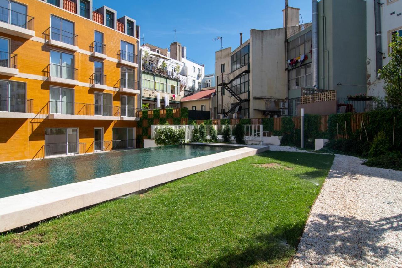 Lejlighed Bright 1 Bdr W/ Pool View By Lovelystay Lisboa